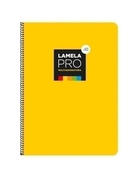 LAMELA BLOC t.DURA Fº 100h CDV. 4 AMARIL - Pack de 5 unidades